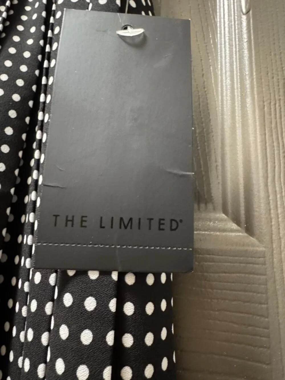 The Limited pleated polka dot midi skirt NWT